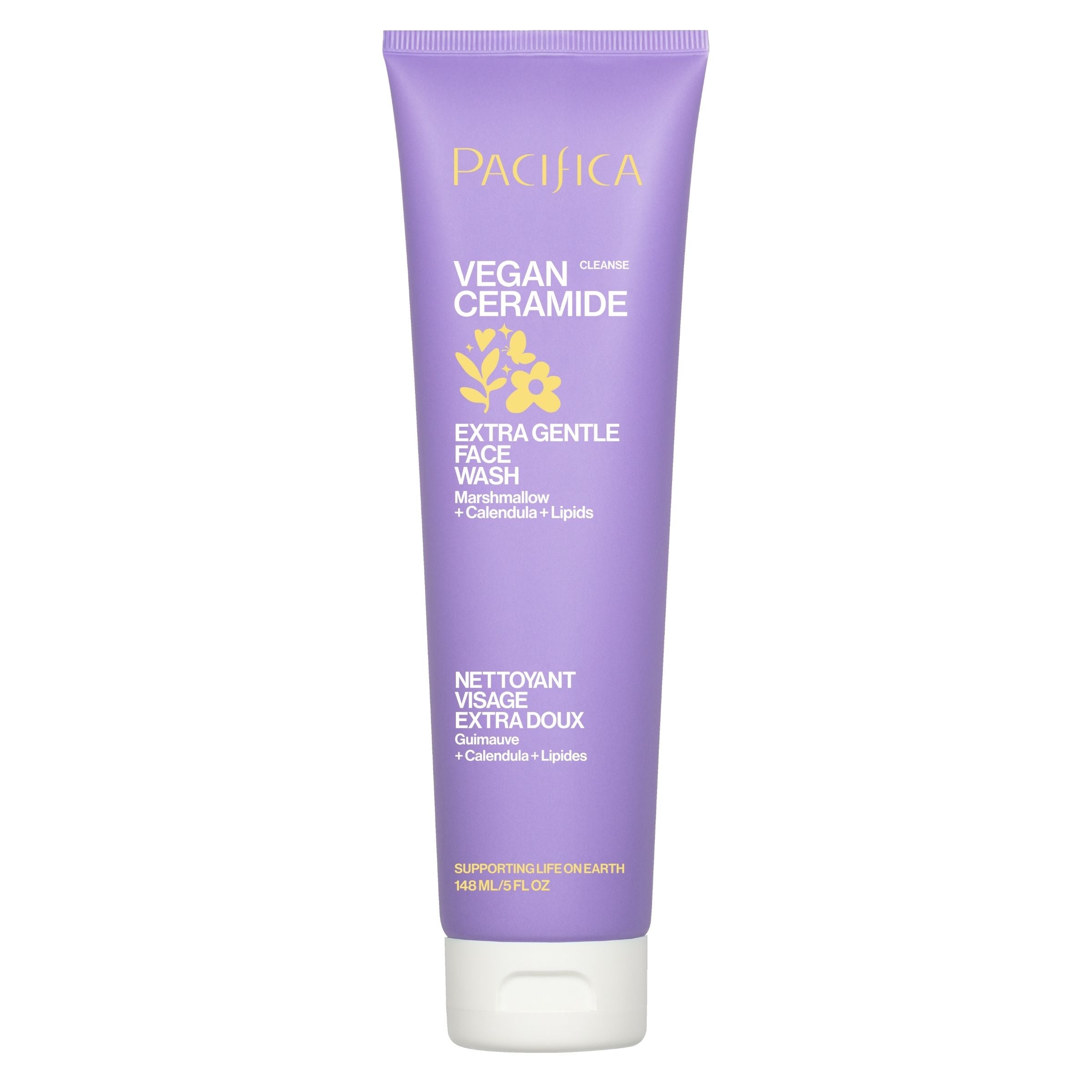 Gentle Vegan Ceramide Face Wash for Sensitive Skin