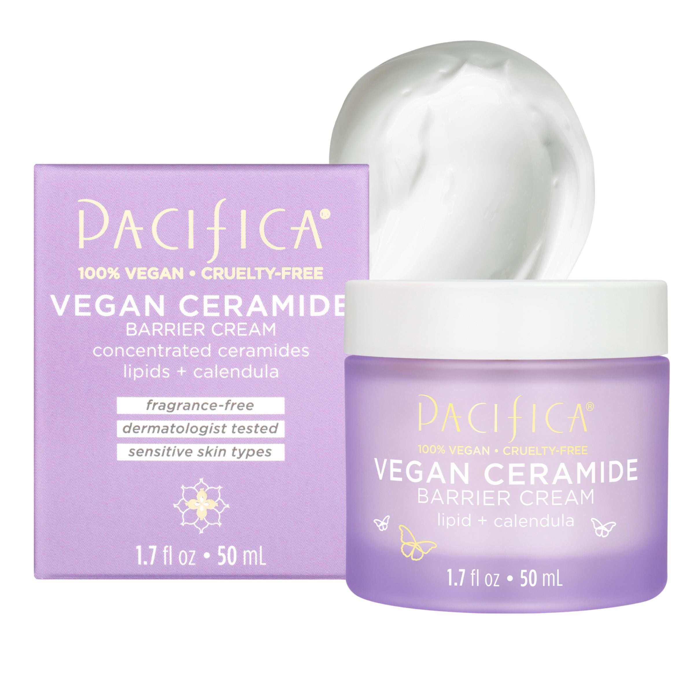 Vegan Ceramide Face Cream for Skin Barrier Repair