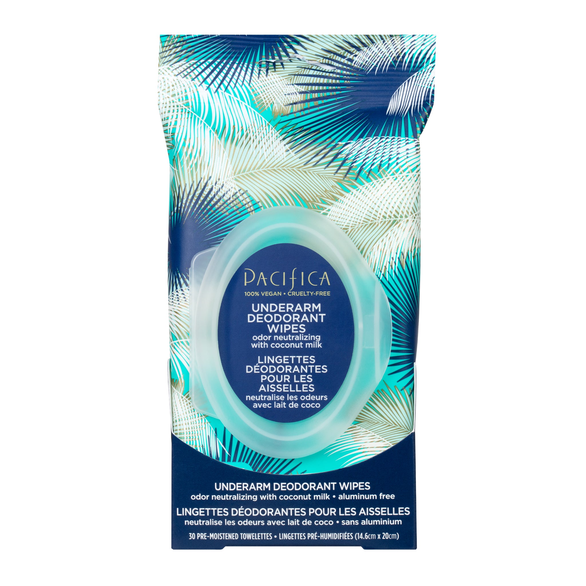 Natural Coconut Milk Deodorant Wipes with Oils