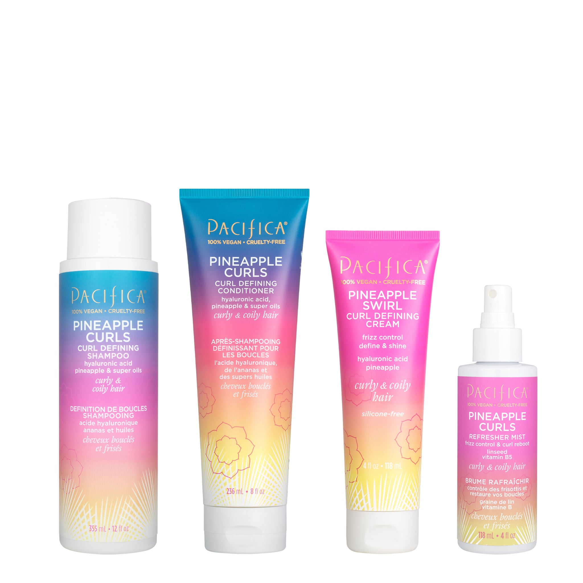 Pineapple Curls Haircare Set for Natural Styles