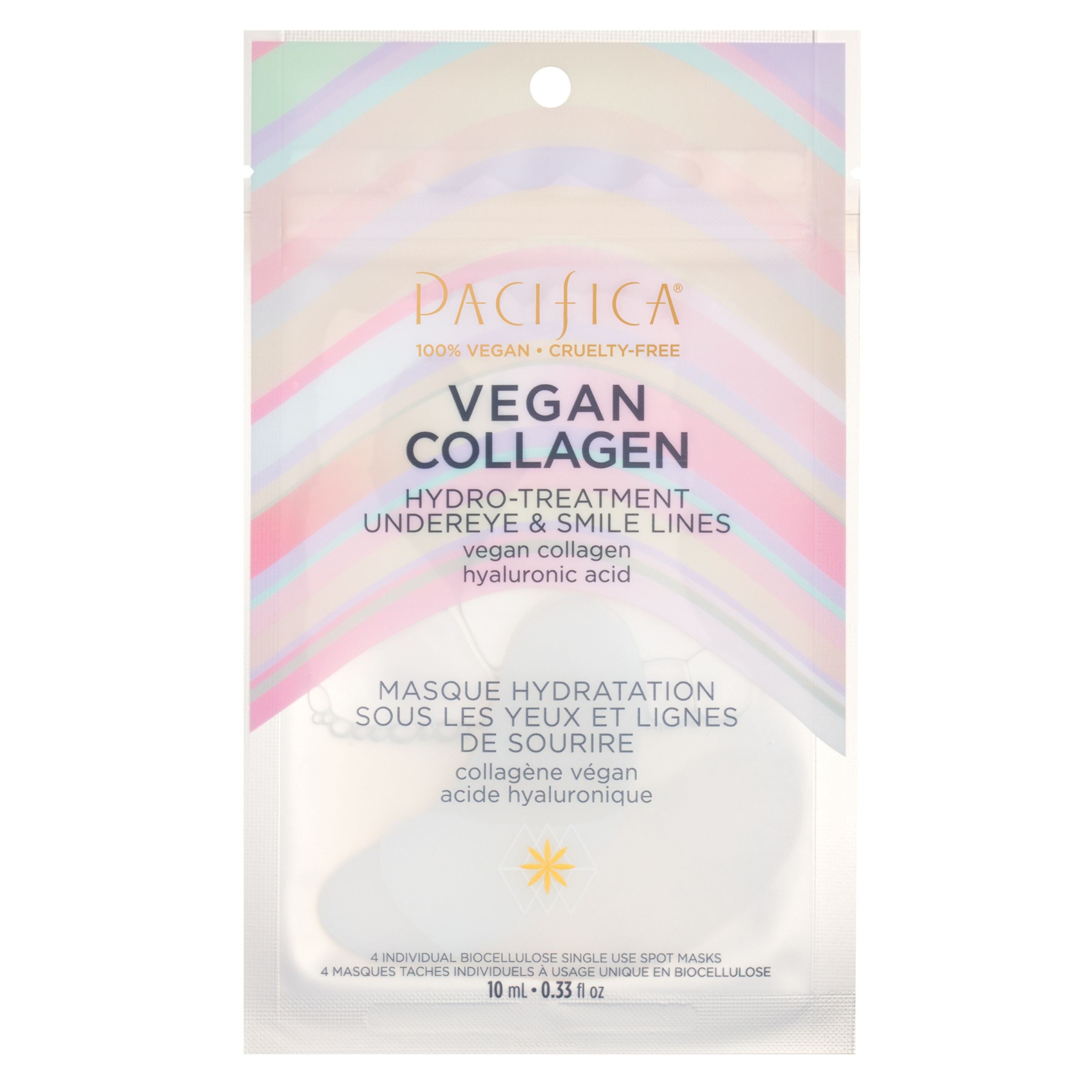 Vegan Collagen Eye Patches for Wrinkles - 4 Pack
