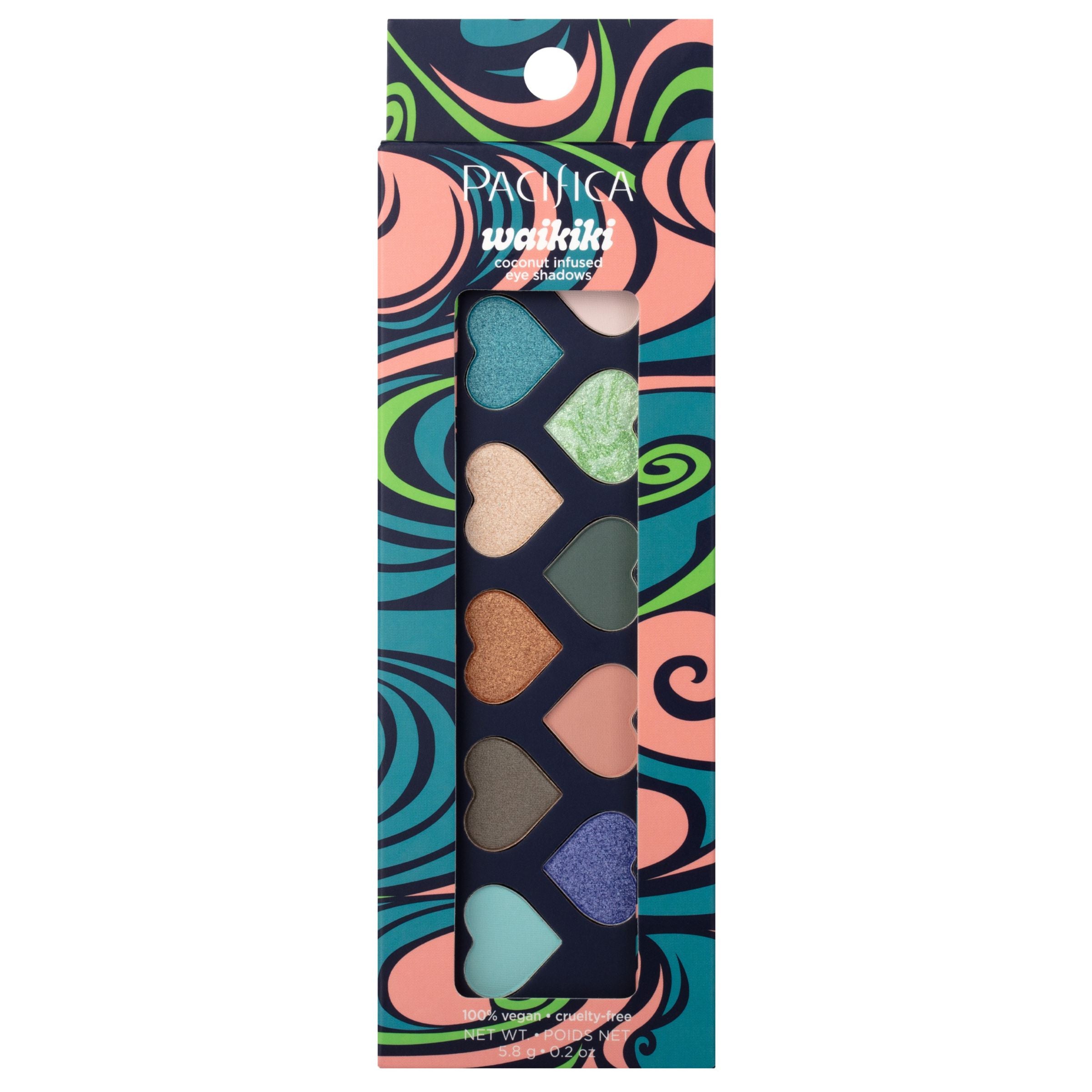 Waikiki Eyeshadow Palette - Vibrant Makeup Colors