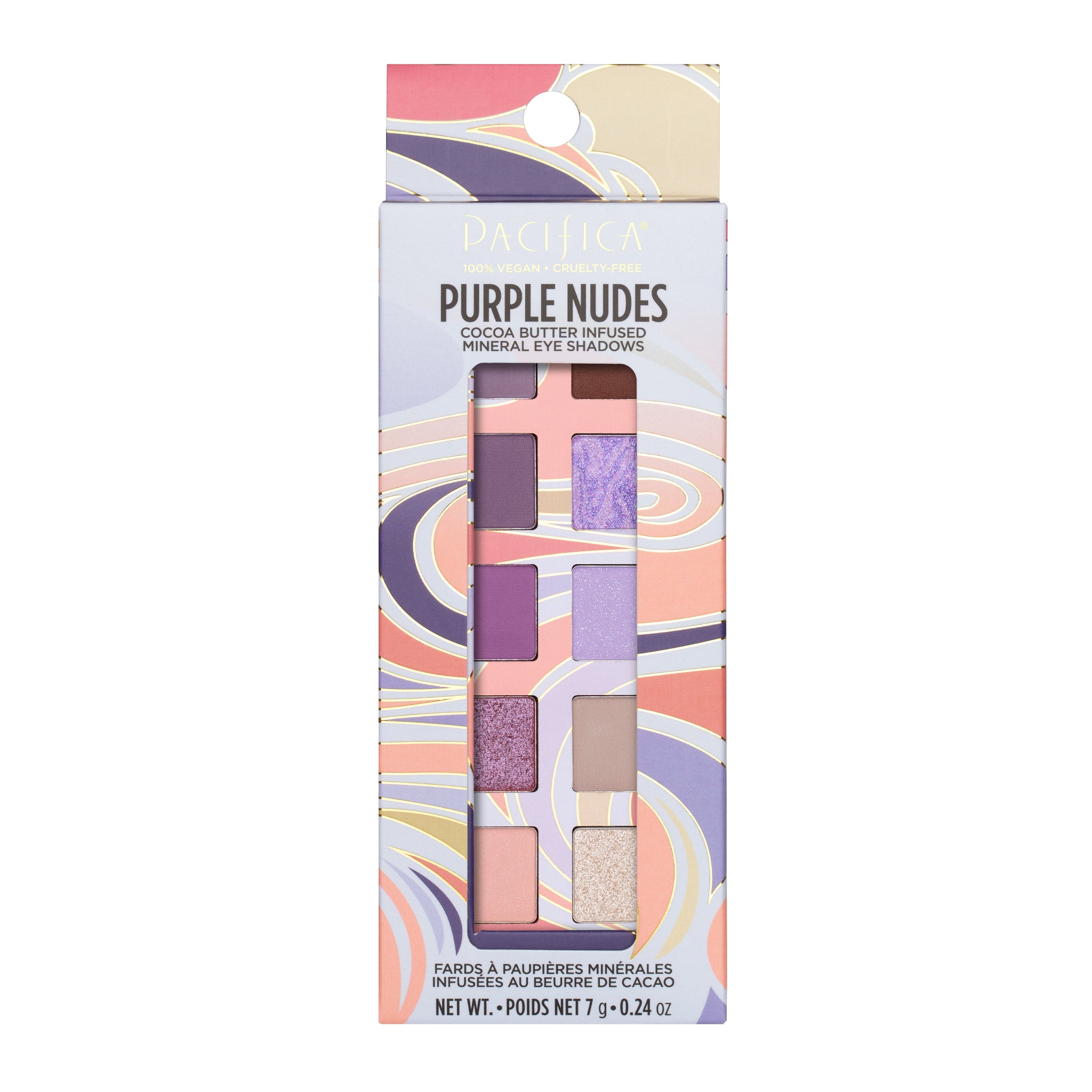 Purple Nude Eyeshadow Palette for Smoky Looks