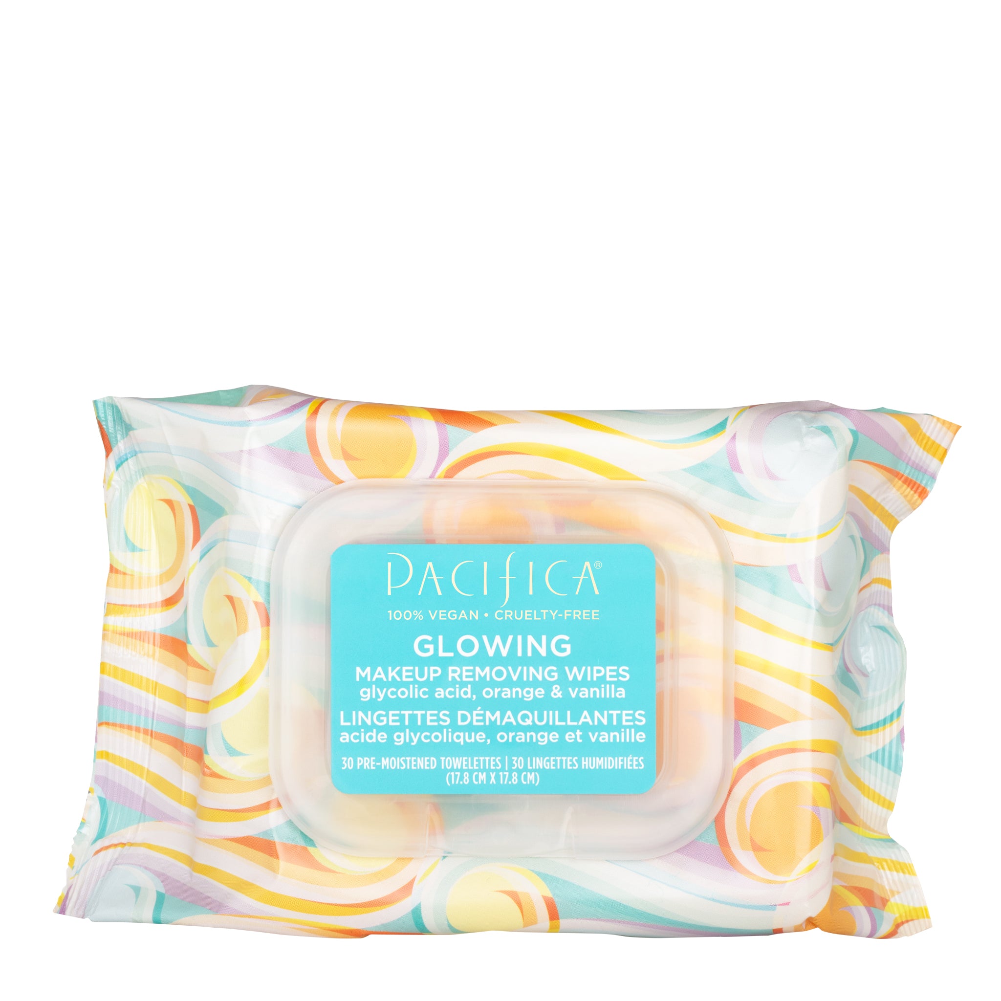 Orange Vanilla Glycolic Acid Makeup Wipes