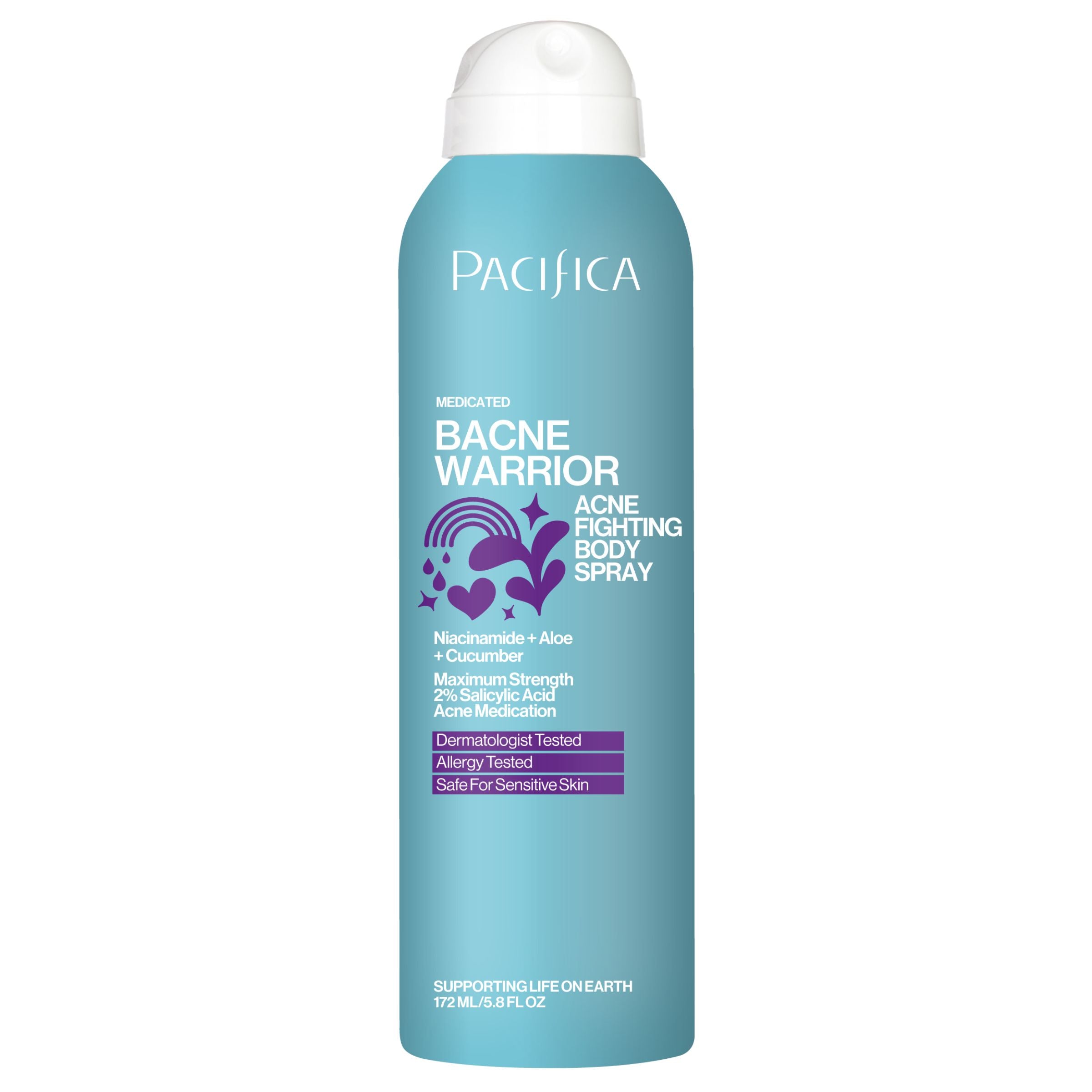 Acne-Fighting Body Spray for Clear Skin